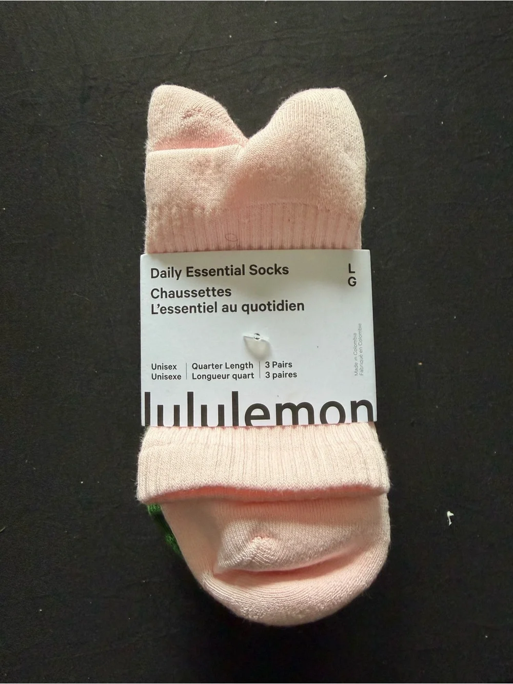 lululemon athletica Quarter-Length Socks in Light Pink (3-Pack)
